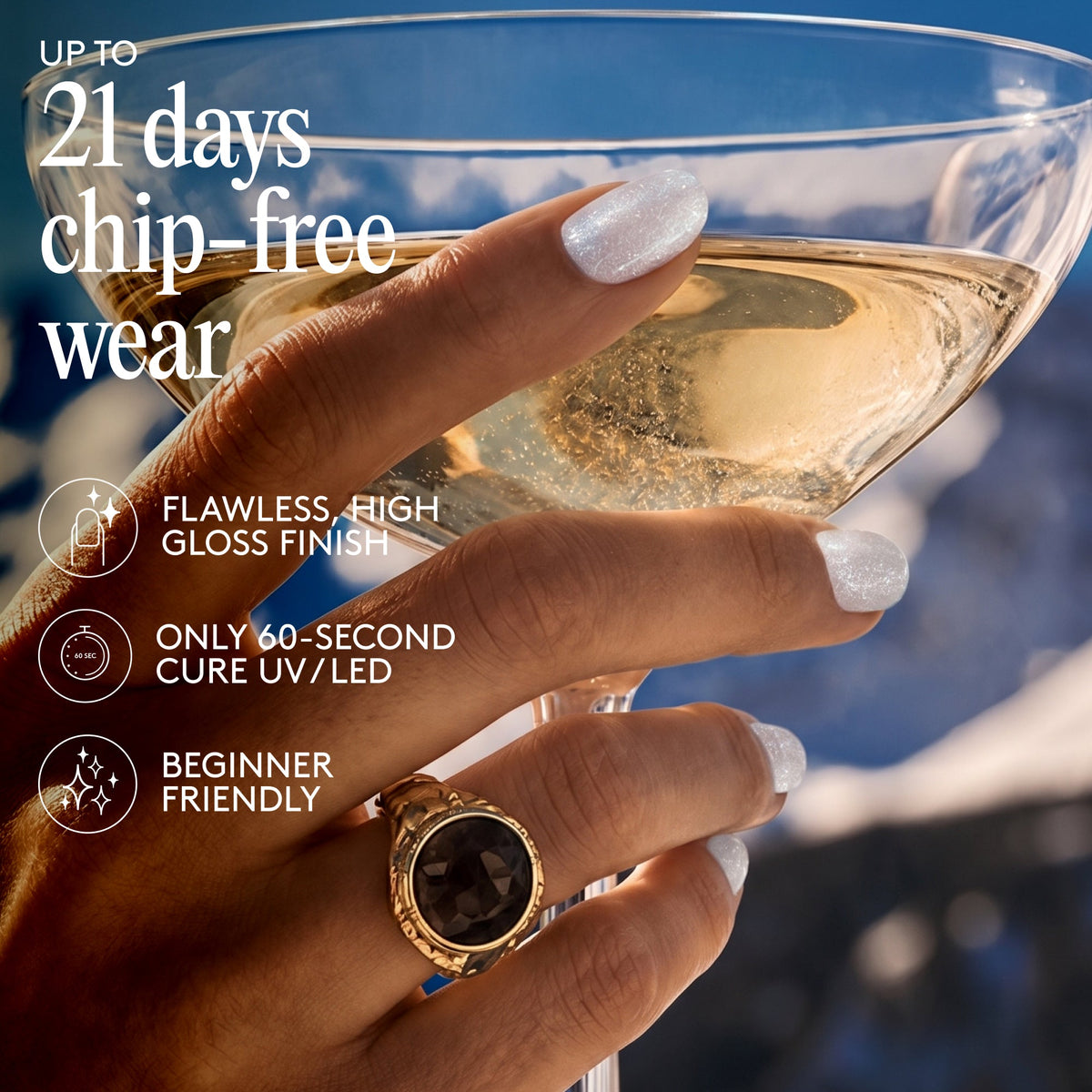 Mylee 5-in-1 Builder Gel Polish - Snow Globe