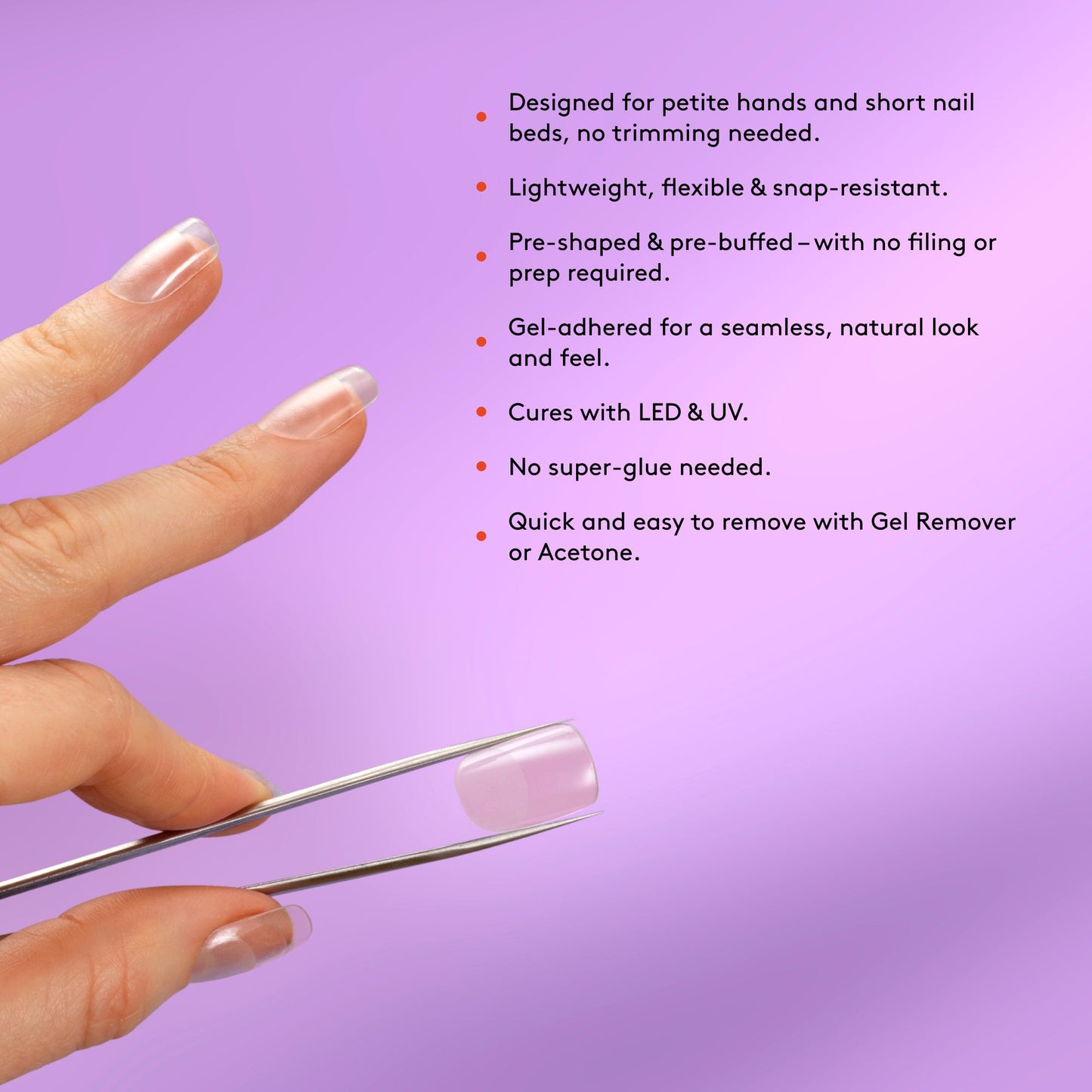 Capsules Gel Souple Fix 'N' Flash Mylee - XS Court Carré