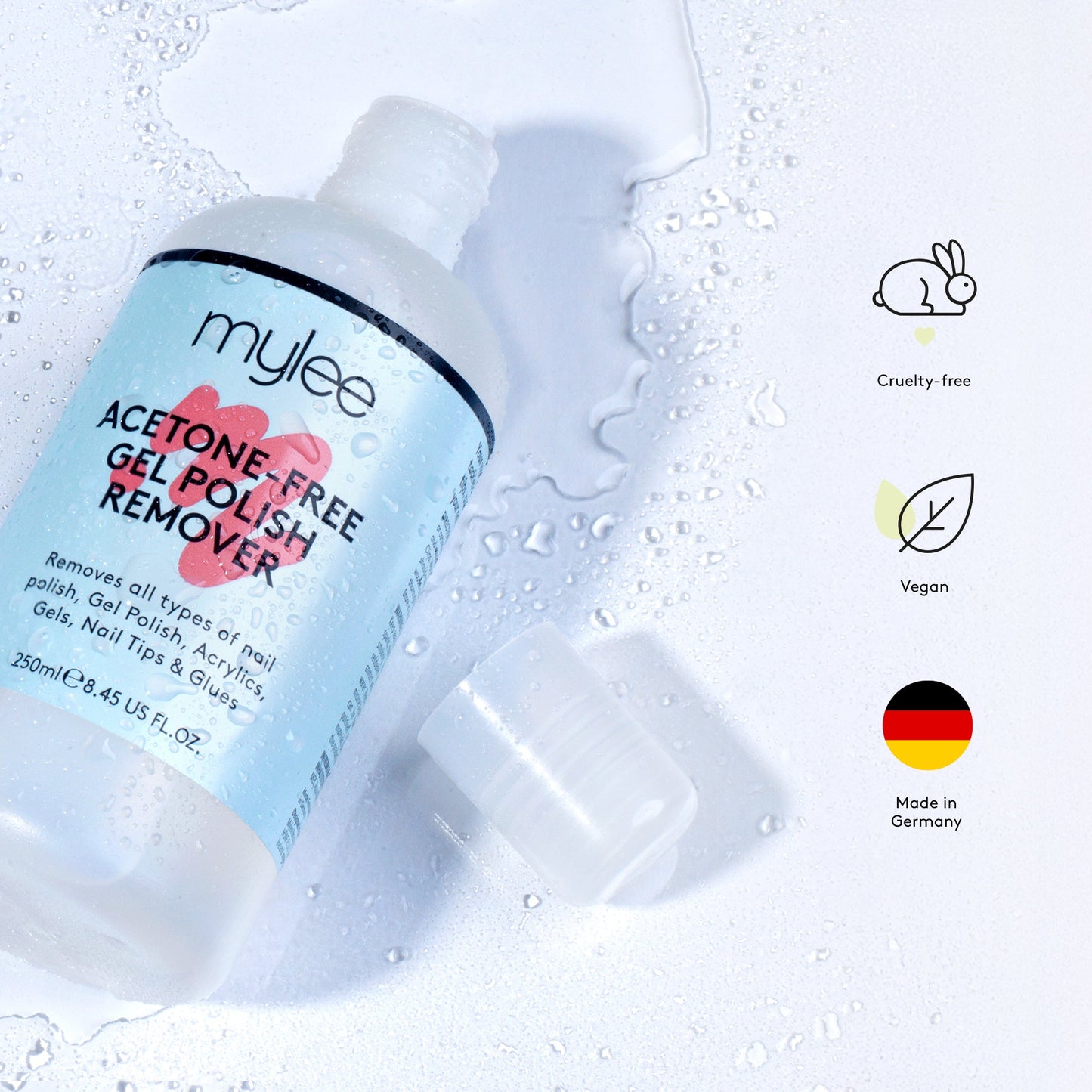 Dissolvant sans acétone Mylee