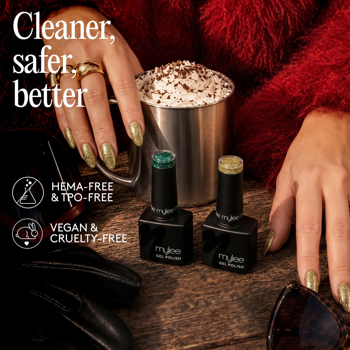 Mylee Gel Polish Duo - Dark & Dazzling