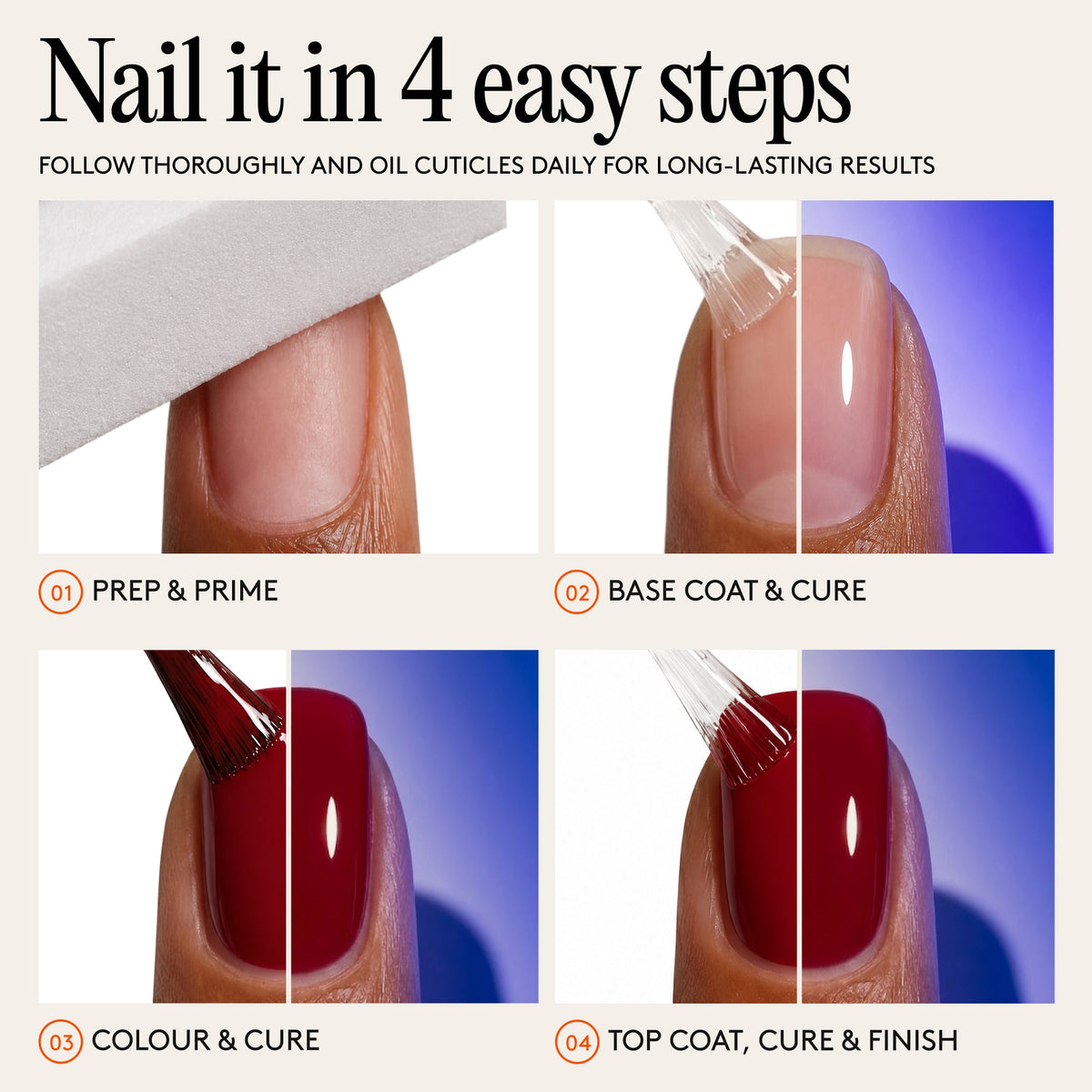 Vernis semi-permanent Mylee - effet spotlight / Full of Zest