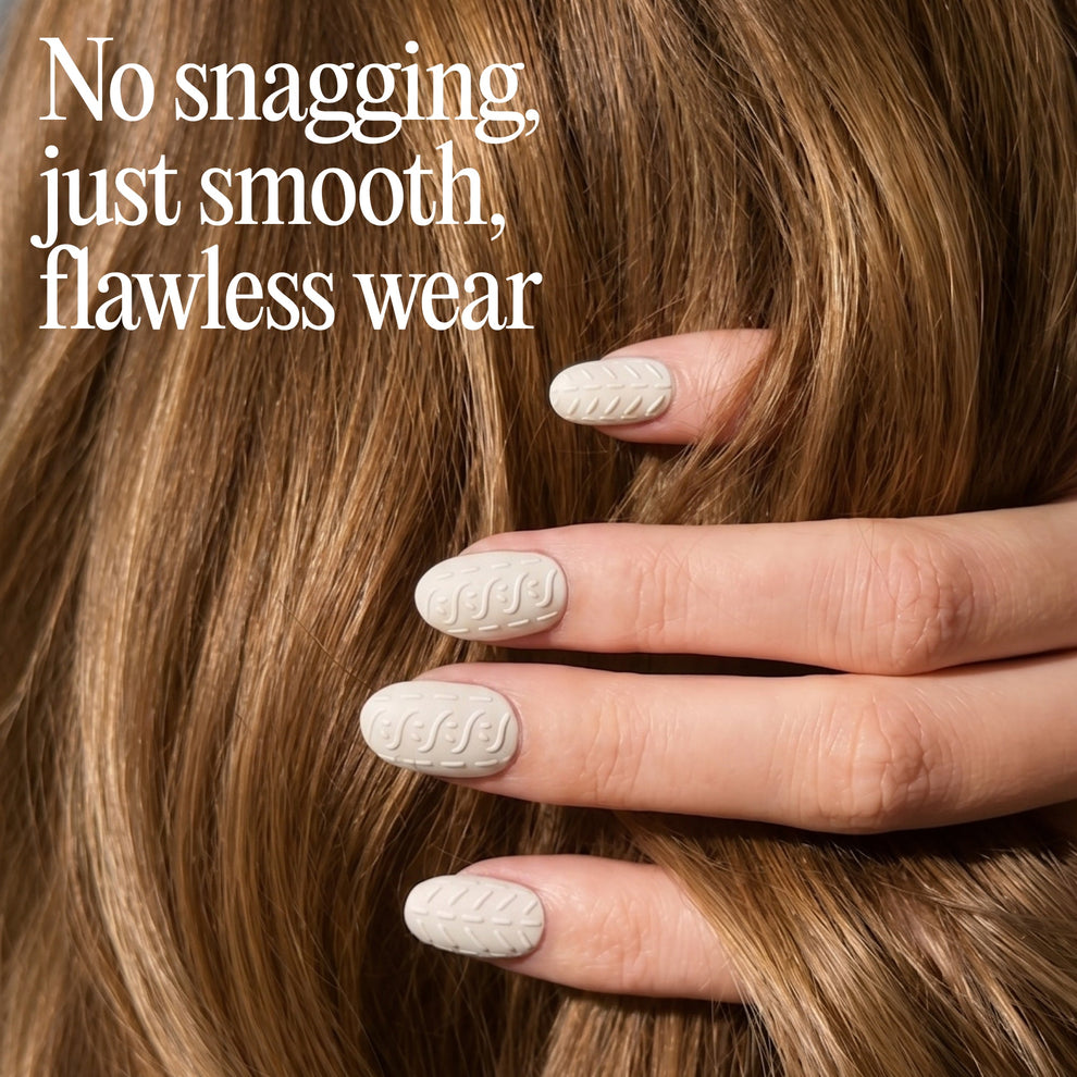 Mylee Gel Nail Wraps - Snow Slopes