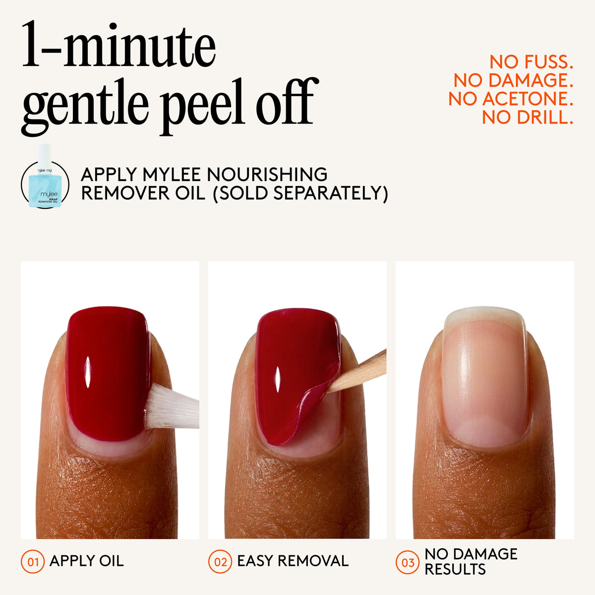 Mylee Gel Nail Wraps - Snow Slopes