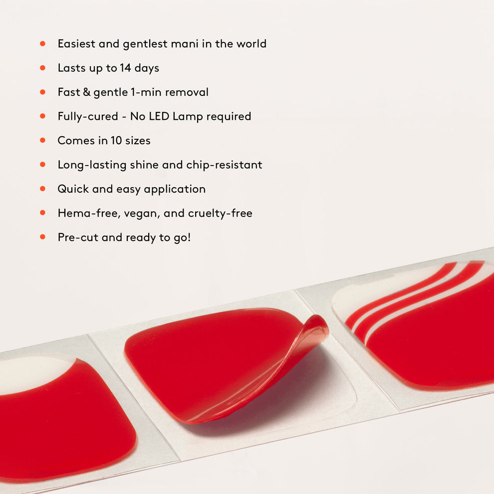 Mylee Gel Nail Wraps - Sunset Boulevard