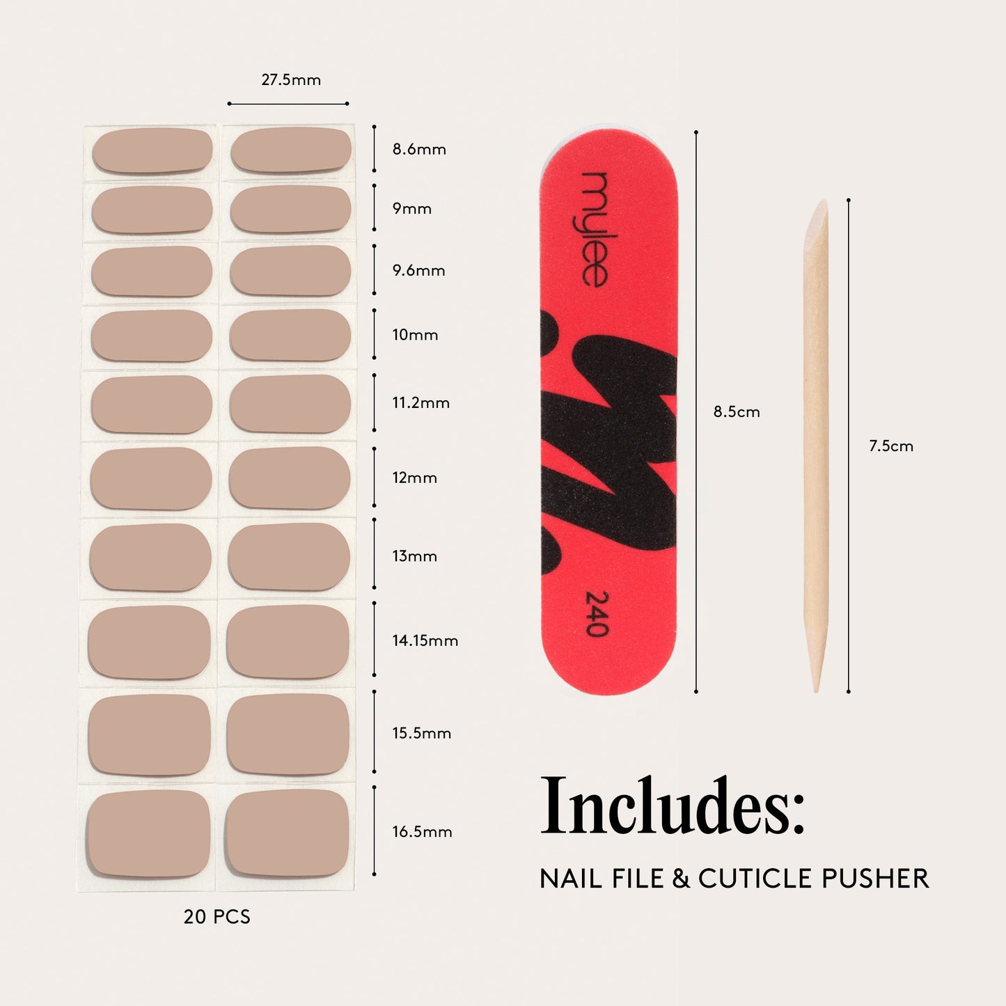 Mylee Gel Nail Wraps - Cozy Nights