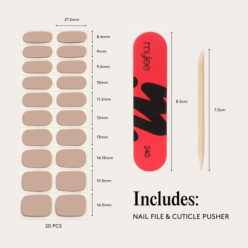 Mylee Gel Nail Wraps - Cozy Nights