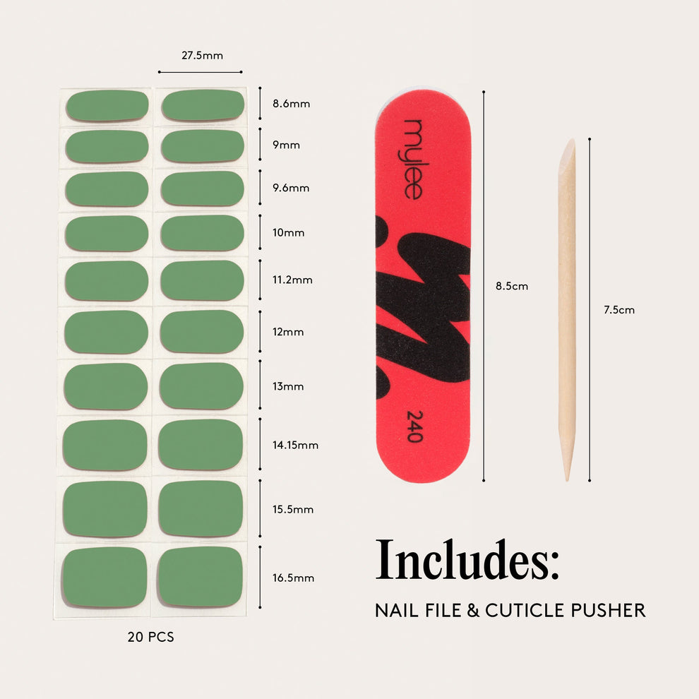 Vernis Gel Autocollants Mylee - Olive Grove