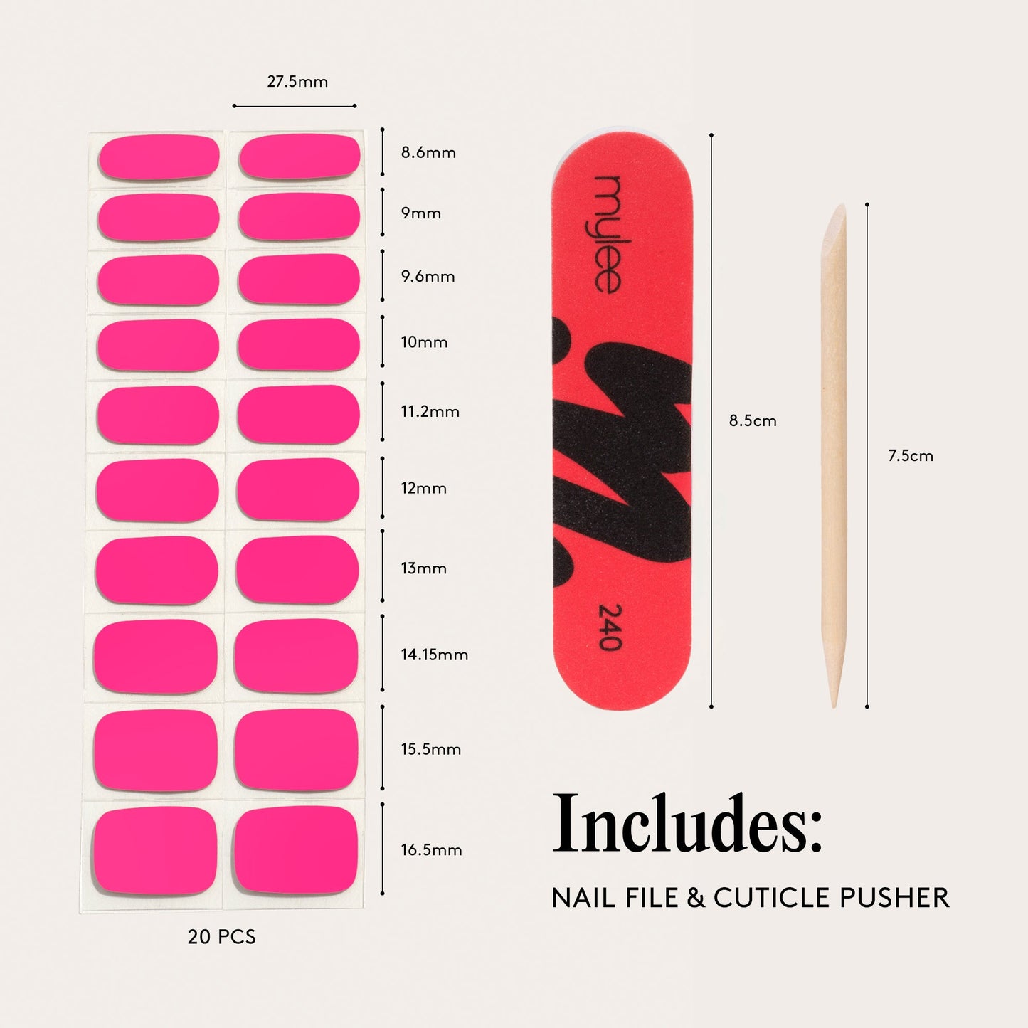 Vernis Gel Autocollants Mylee - Pink Paradise