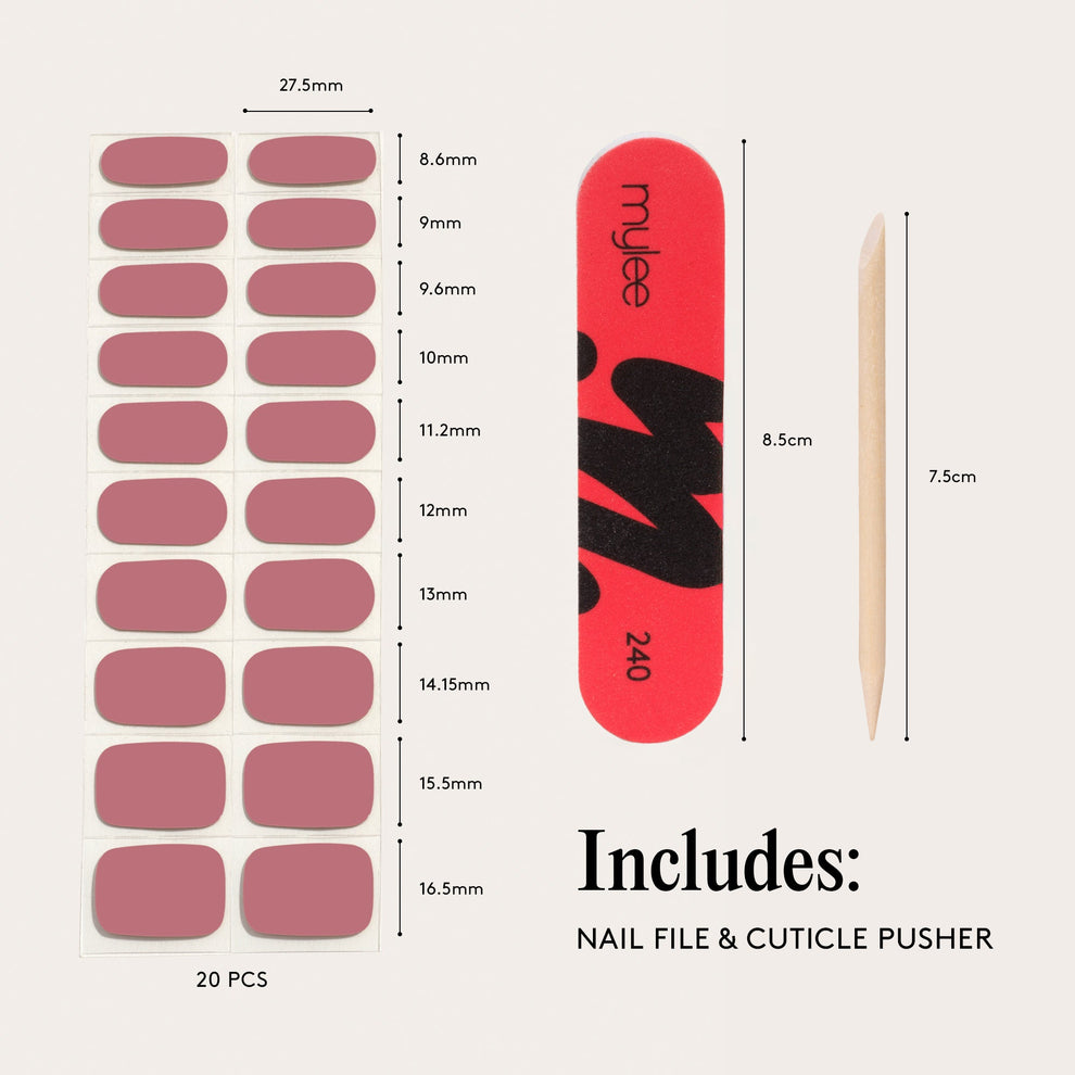 Vernis Gel Autocollants Mylee - Vintage Rose