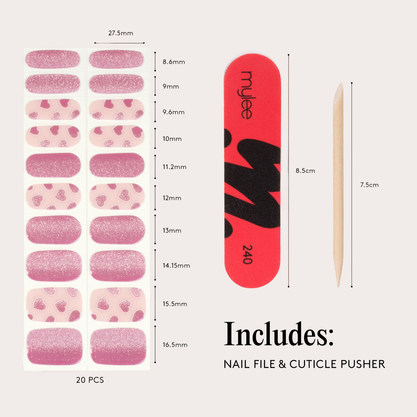 Vernis Gel Autocollants Mylee - In a Heartbeat