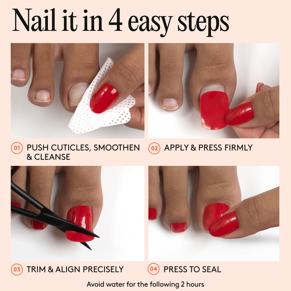 Vernis Gel Autocollants Pieds - Witching Hour