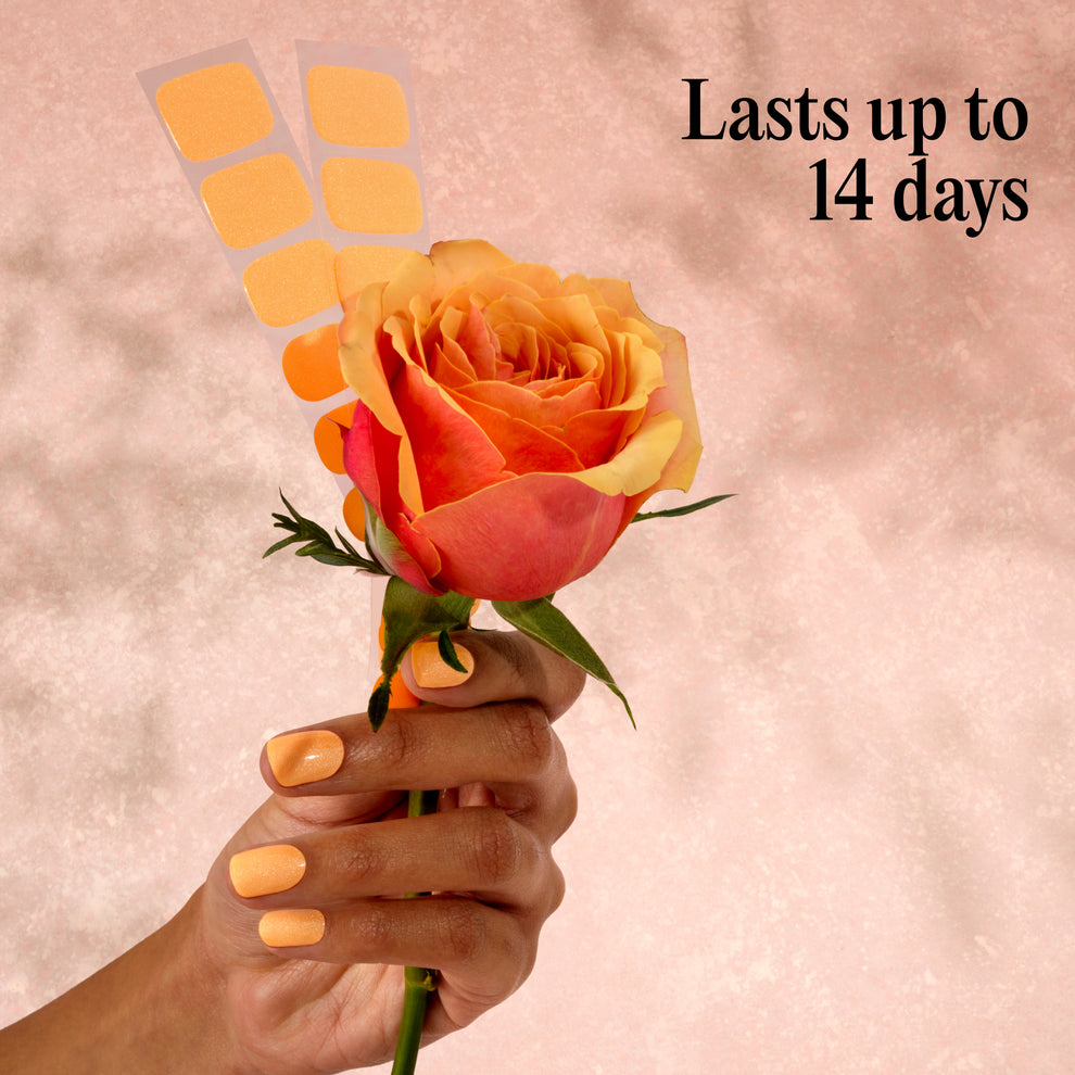 Mylee Gel Nail Wraps - French Marigold