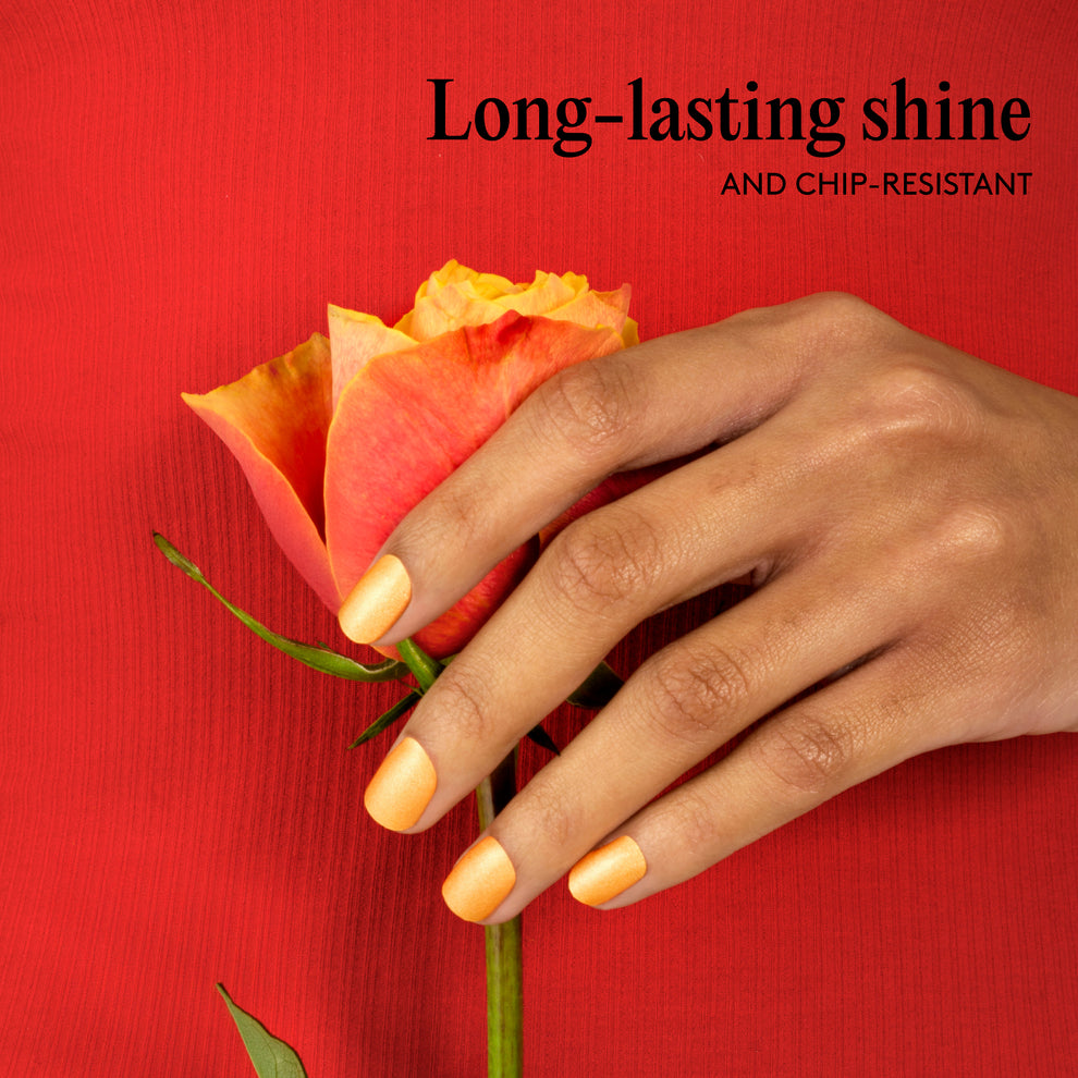 Mylee Gel Nail Wraps - French Marigold