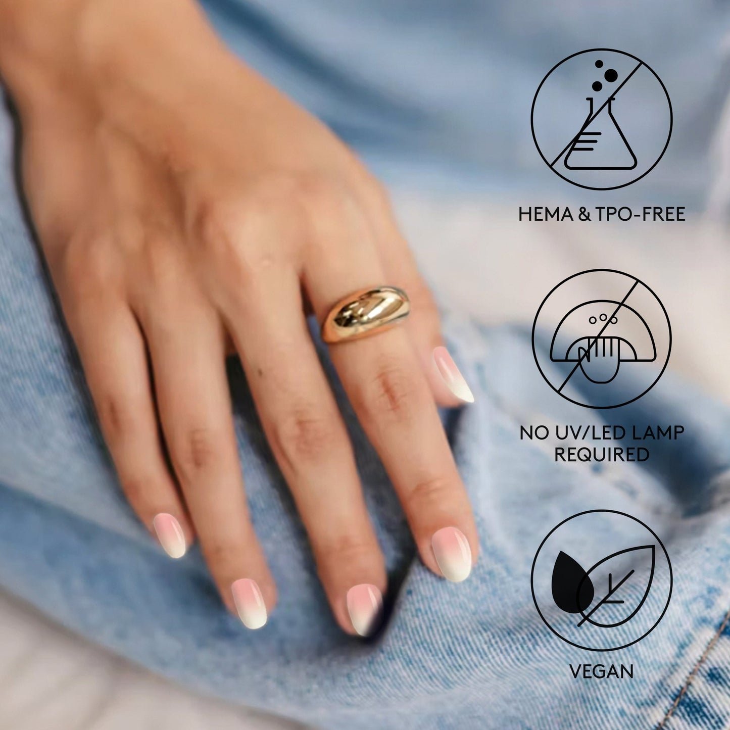 Vernis Gel Autocollants Mylee -  Marshmallow Melt