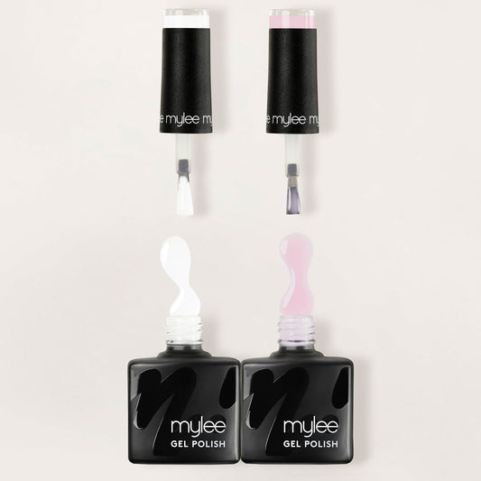 Mylee French Manicure Gel Polish Duo - 2x8ml