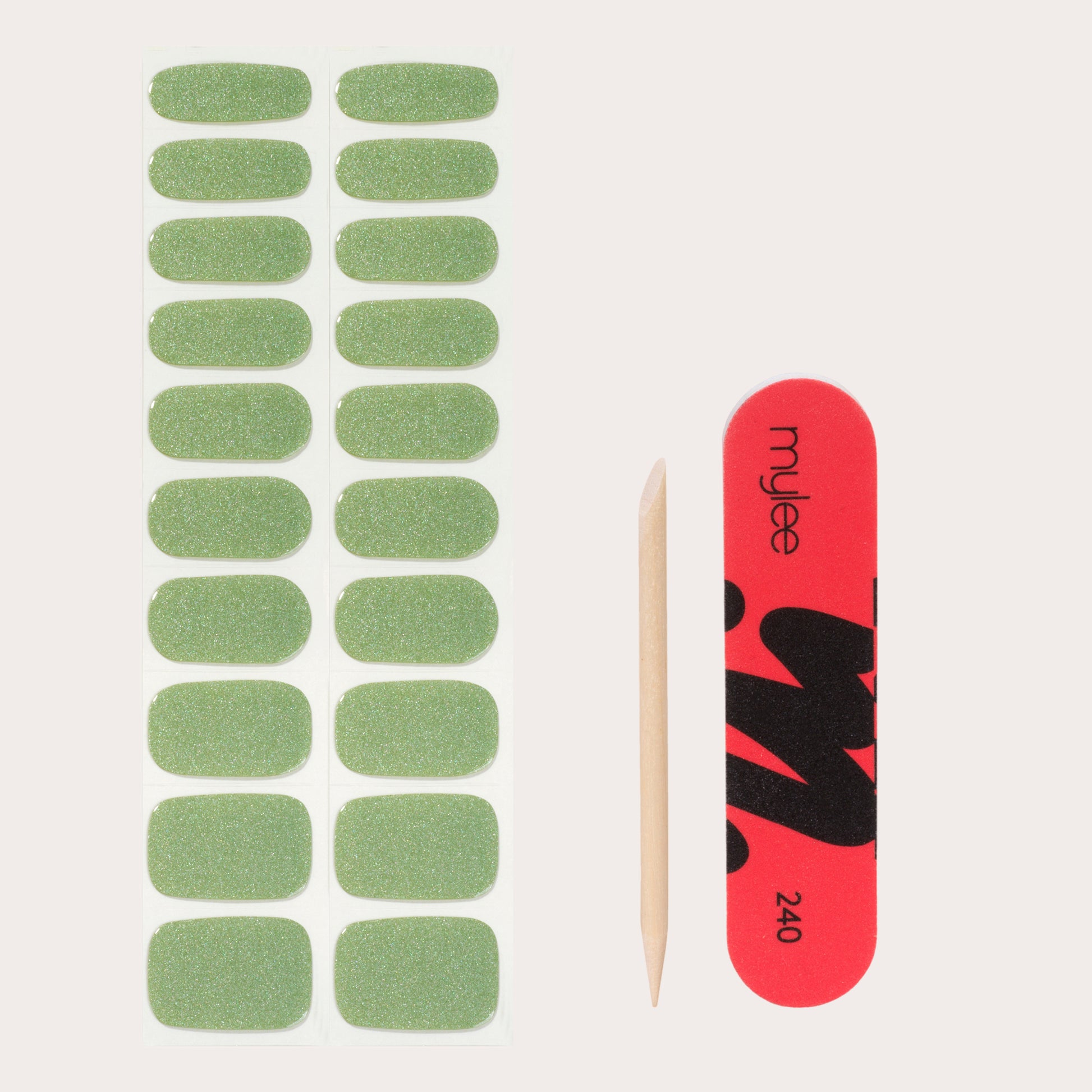Mylee Gel Nail Wraps - Pistachio Macaron