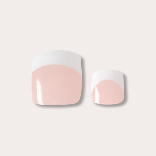 Vernis Gel Autocollants Pieds - French Tip