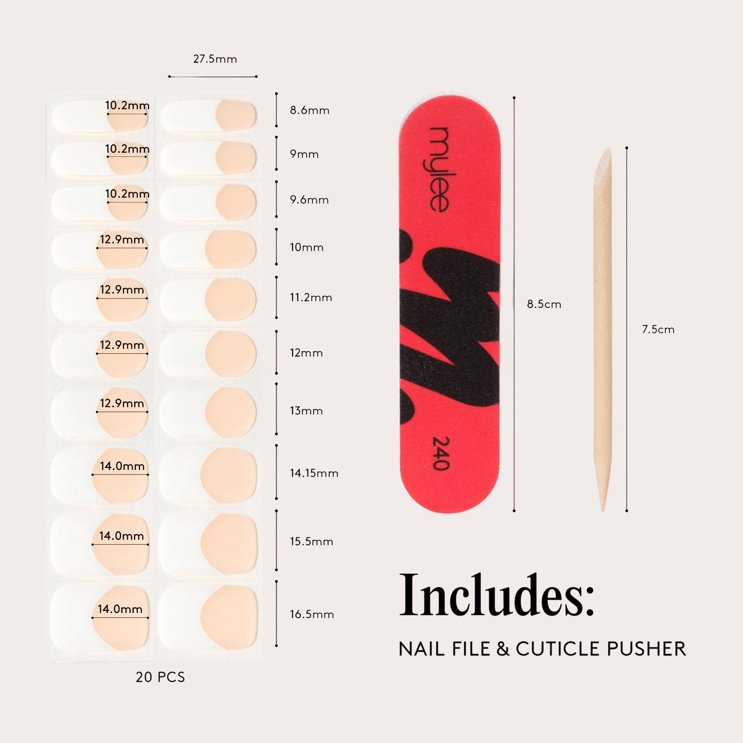 Vernis Gel Autocollants Mylee - French