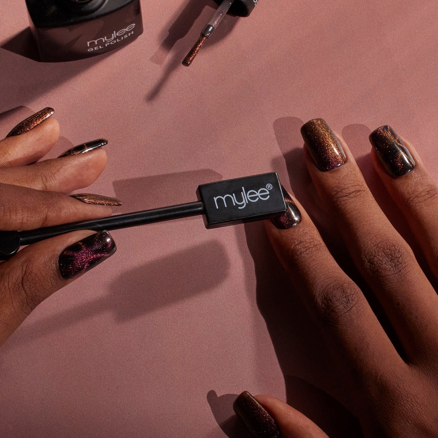 Aimants double embouts pour effet Cat Eye Mylee - Duo