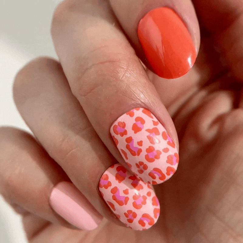 Mylee Gel Nail Wraps - Red Hot Spots