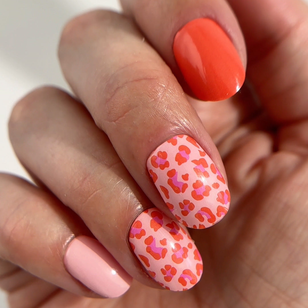 Mylee Gel Nail Wraps - Red Hot Spots