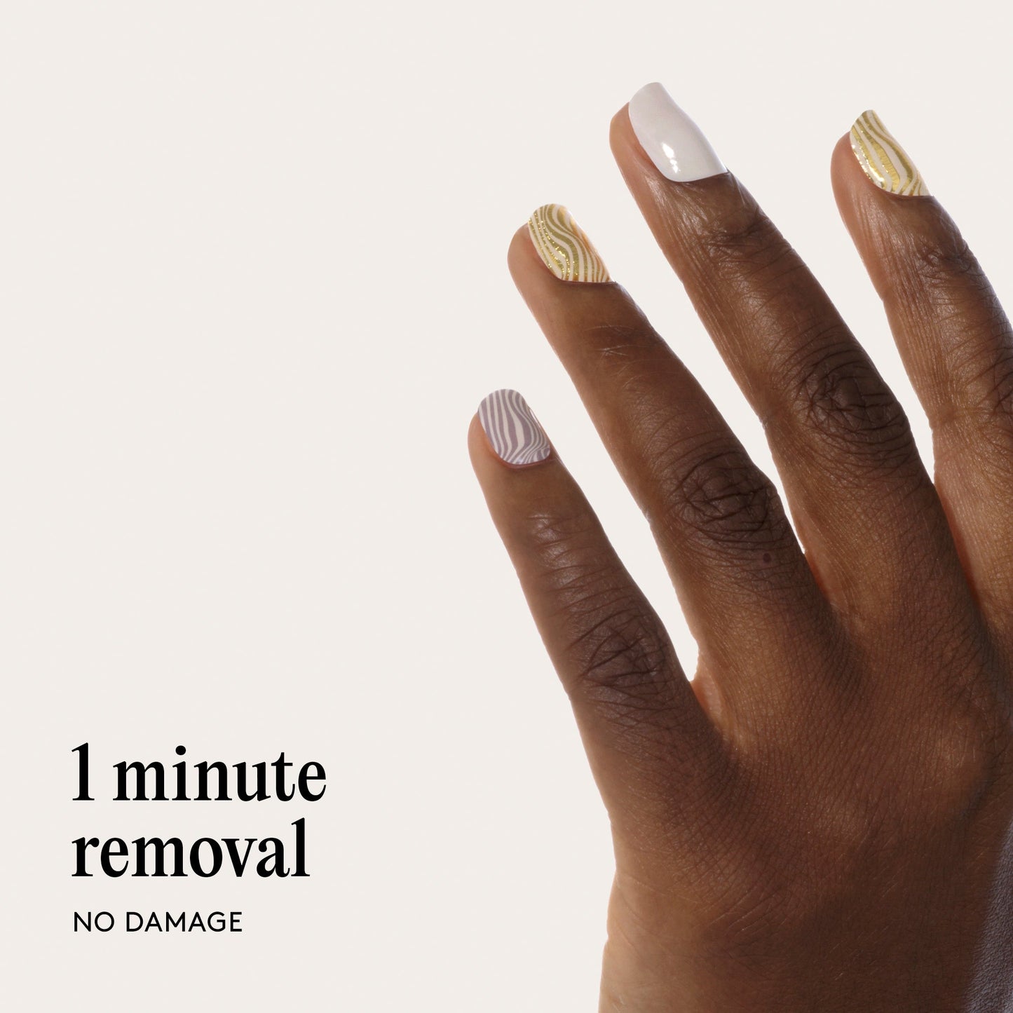 Vernis Gel Autocollants Mylee - Silver Safari