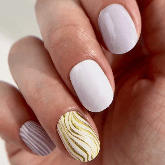 Vernis Gel Autocollants Mylee - Silver Safari