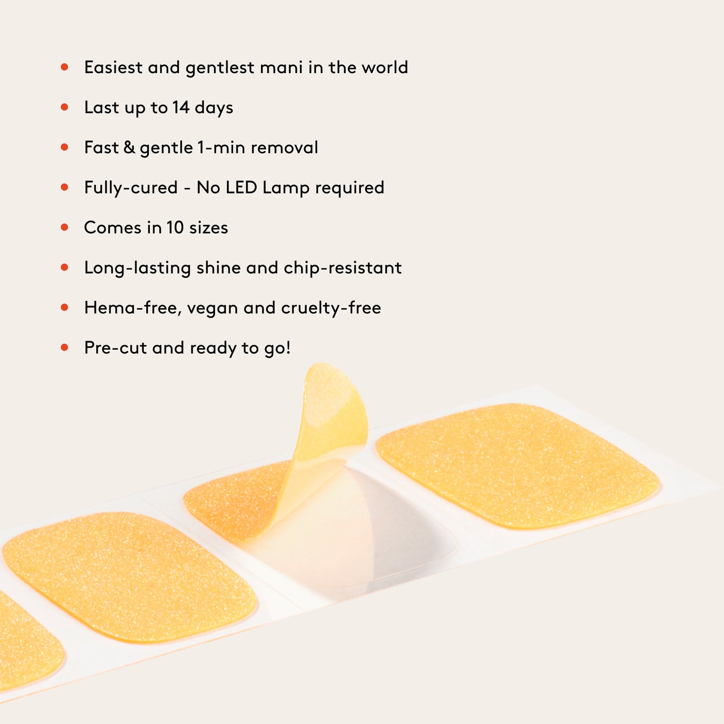 Vernis Gel Autocollants Mylee - French Marigold