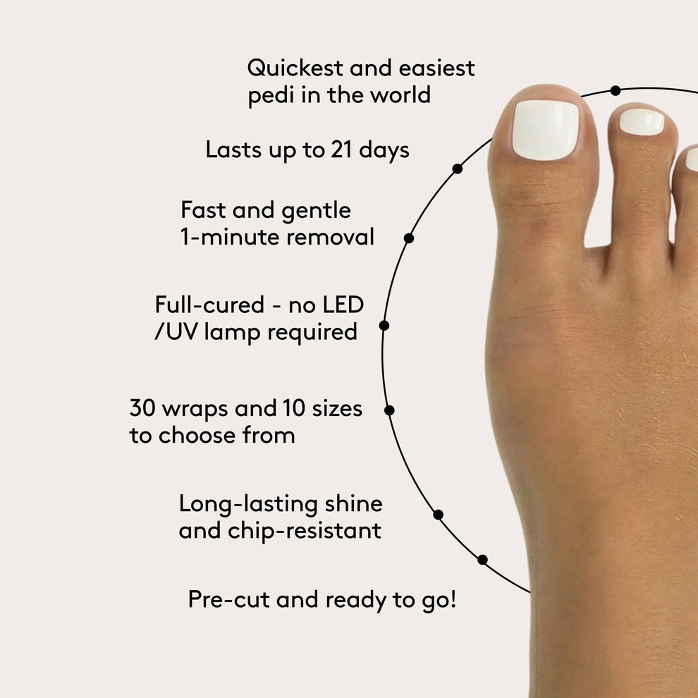 Vernis Gel Autocollants Pieds - Break The Ice