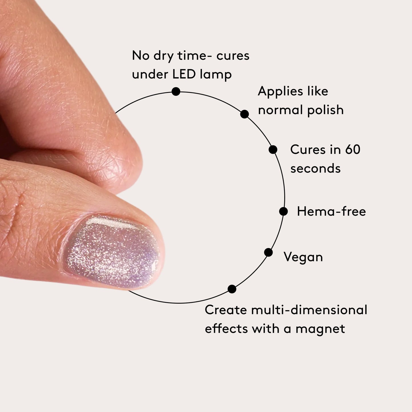 Vernis semi-permanent Mylee - Duo Cat Eye/ Conch Shell