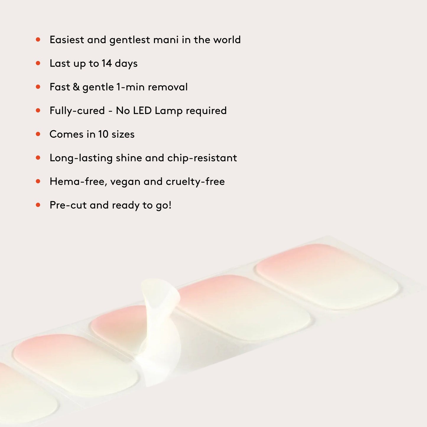 Vernis Gel Autocollants Mylee -  Marshmallow Melt