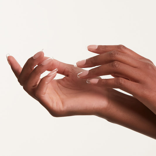 Duo de vernis gel de construction 5-en-1 Mylee - Clear & Peach